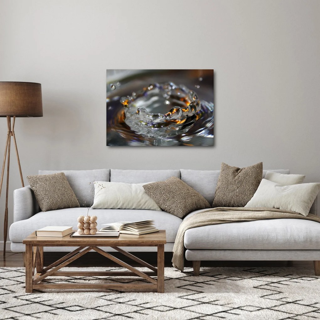 Obraz bransoletki z kropel wody (70x50 cm)