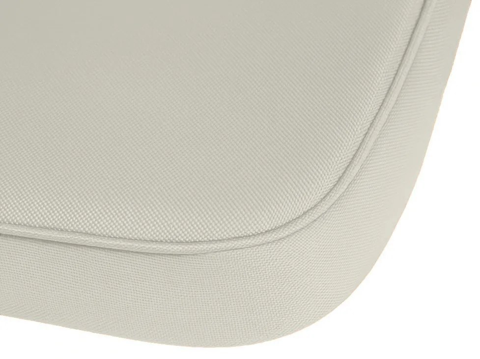 Poduszka na krzesło ogrodowe VIREON 44x45 cm, kolor kości słoniowej