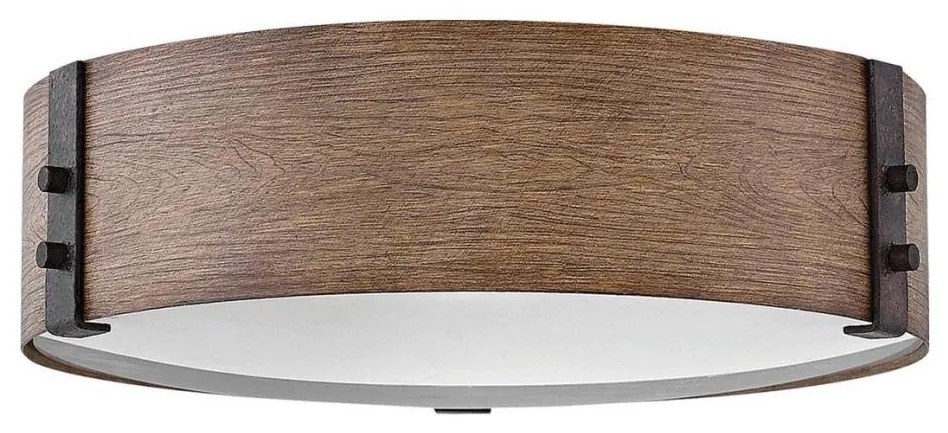 Hinkley HK-SAWYER-F-M-SQ - Lampa sufitowa SAWYER 3xE14/40W/230V śr. 38cm brązowa