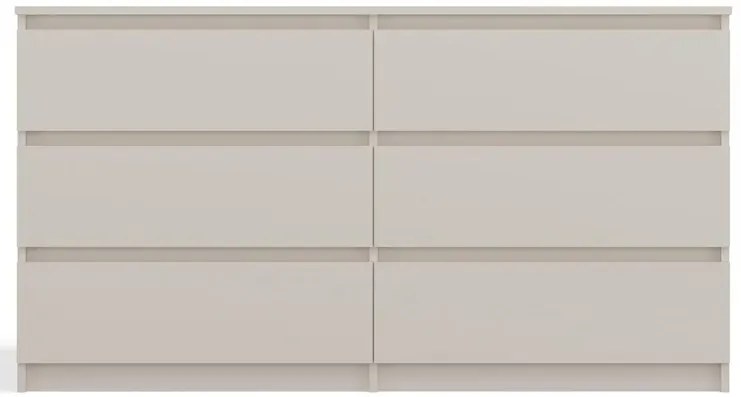 Długa komoda w stylu nowoczesnym kaszmir - Berta 2X 140 cm