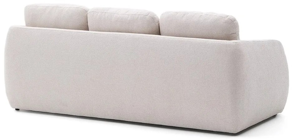 Kremowa rozkładana sofa z tkaniny szenilowej 225 cm Laira – Kave Home