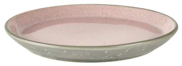 Różowy/szary kamionkowy talerz deserowy ø 17 cm Gastro Grey/Light Pink – Bitz