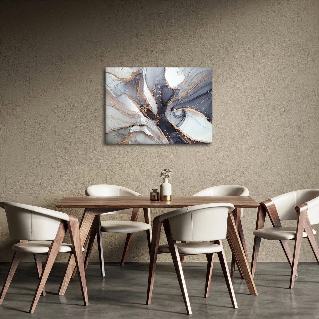 Obraz - Szary marmur (70x50 cm)