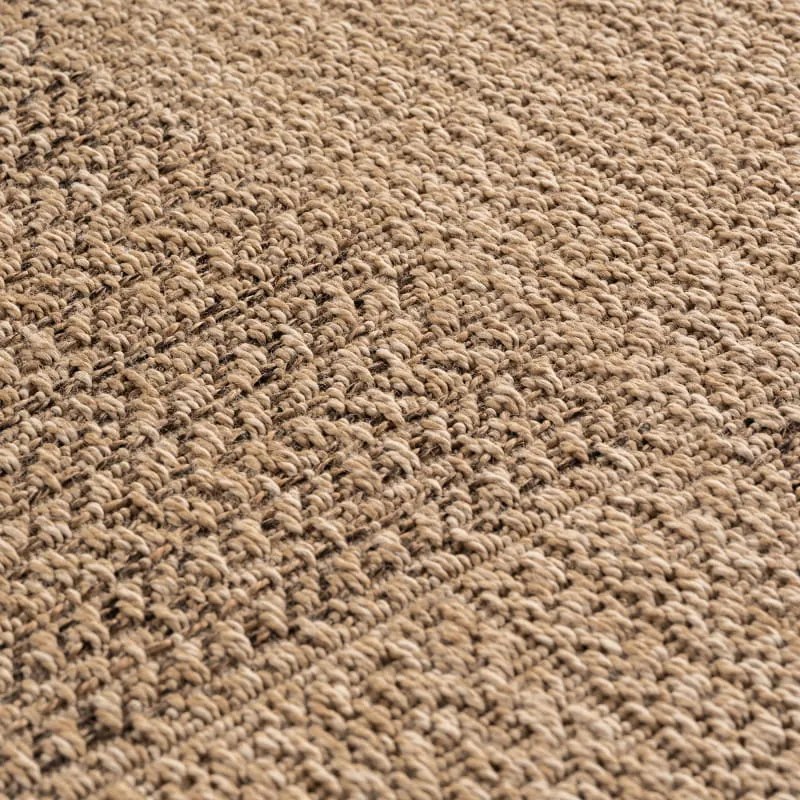 Dywan zewnętrzny Timber Kwadraty beżowy 80 cm x 150 cm