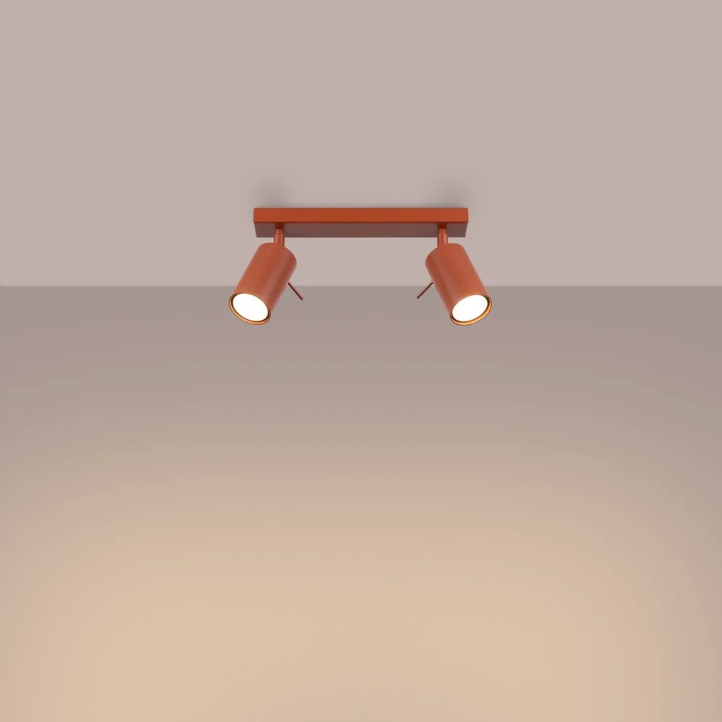 Listwa oświetleniowa RING 2 ochra czerwona SOLLUX LIGHTING