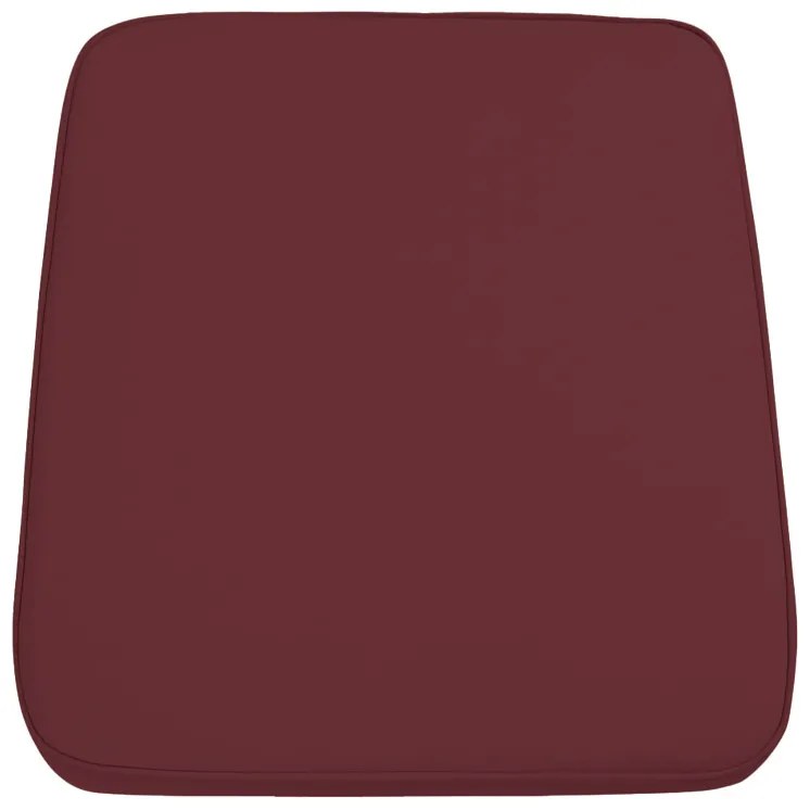 Poduszka na krzesło ogrodowe VIREON 44x45 cm, bordowy
