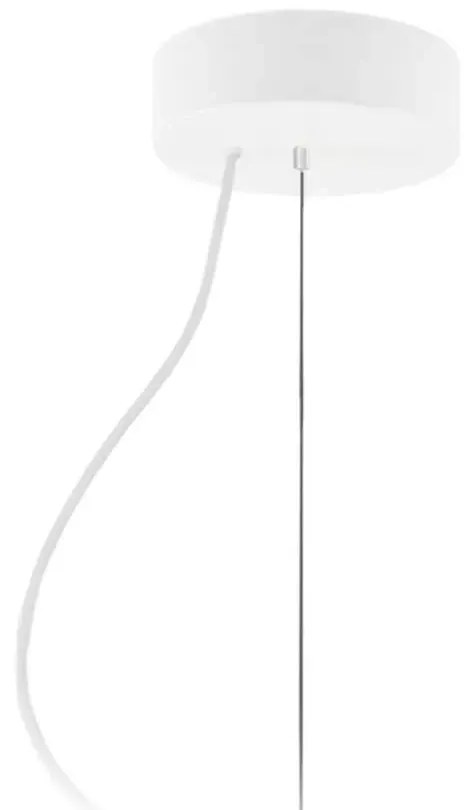 Nowoczesny żyrandol z abażurem 40 cm - P0-W59