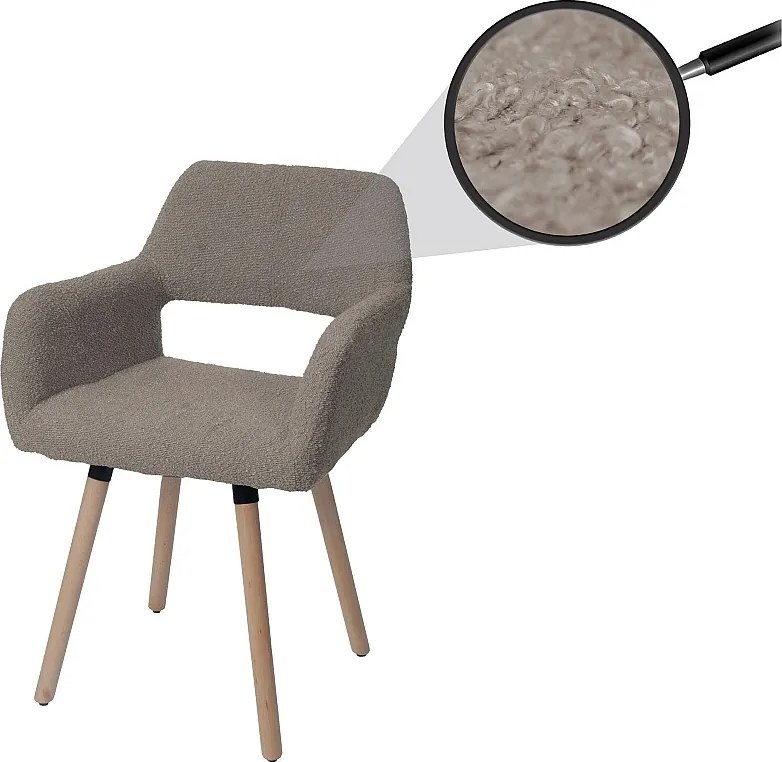 Krzesło do jadalni MCW-A50 II,  taupe