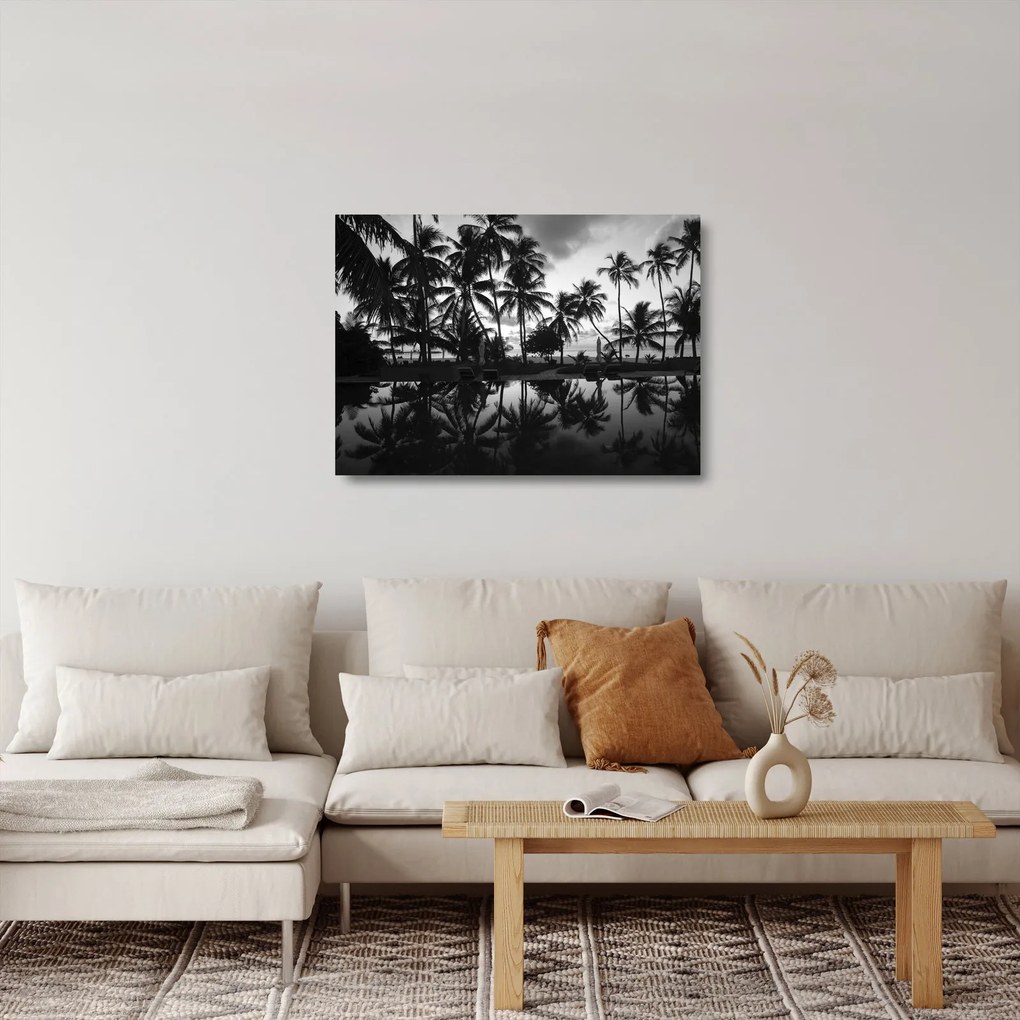 Obraz na szkle tropikalnej wyspy (70x50 cm)