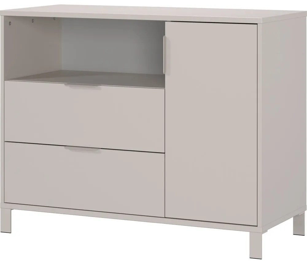 Kremowa komoda dziecięca 115x92x54 cm Alkmaar – Germania