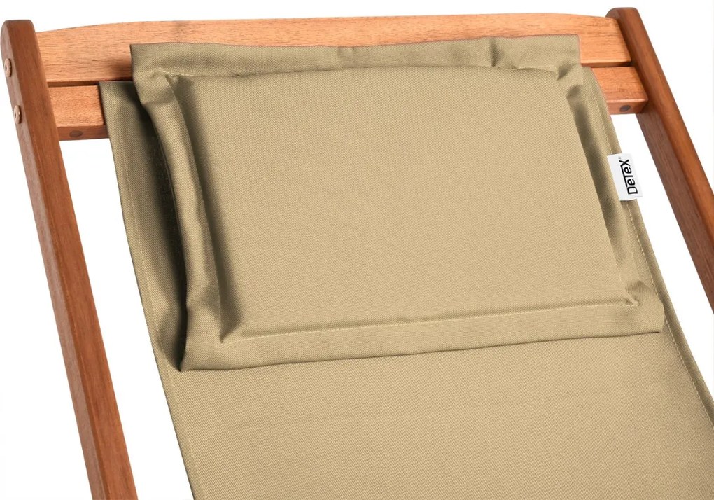 Leżak ogrodowy SIENA, 65x87x102cm, beżowa Jurhan