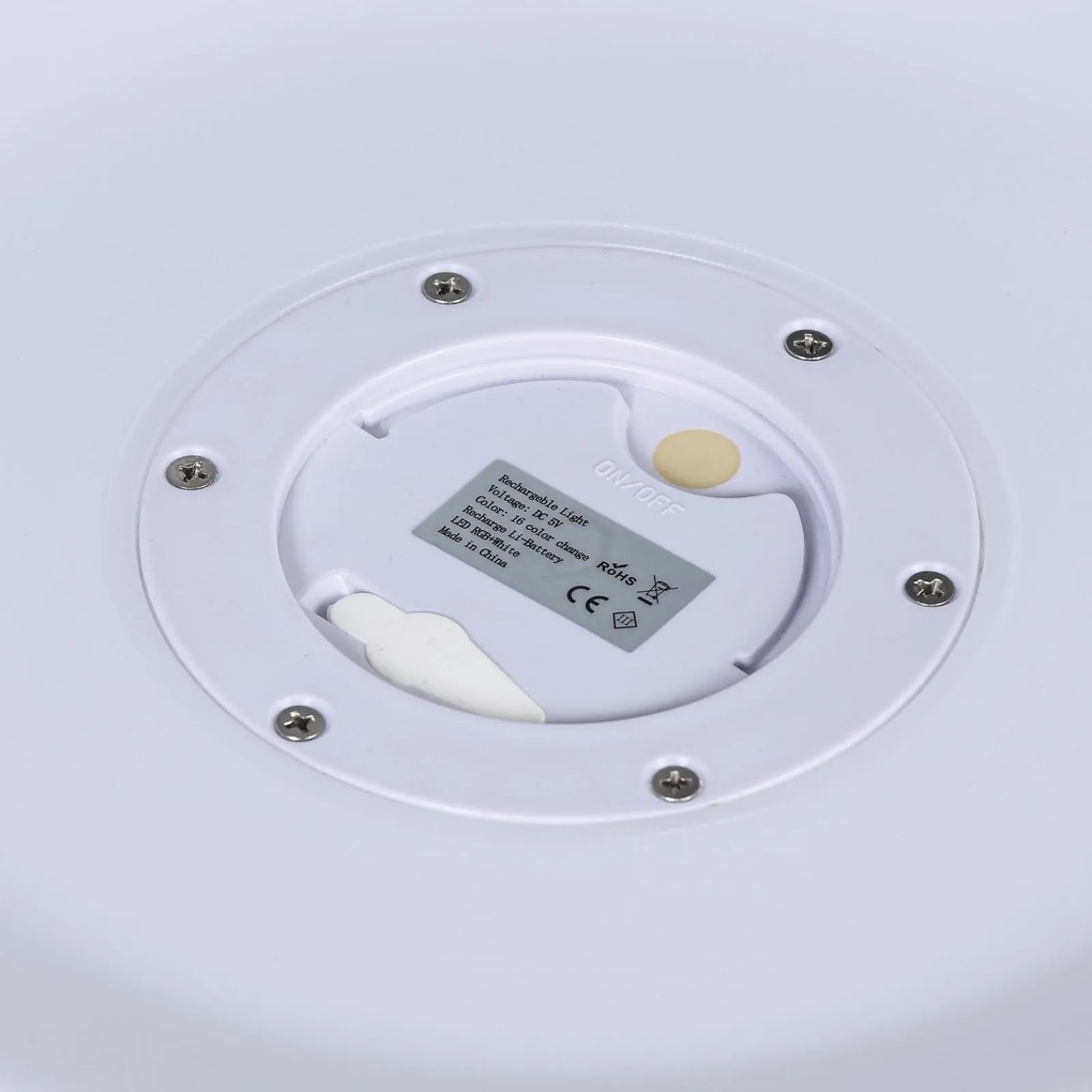 Podświetlany stołek/taboret LED, 50x42 cm