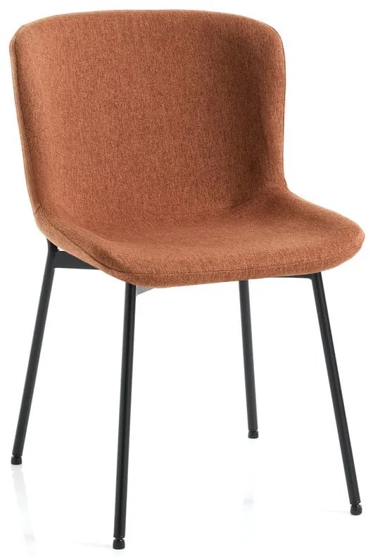 Pomarańczowe krzesła zestaw 2 szt. Snug – Tomasucci