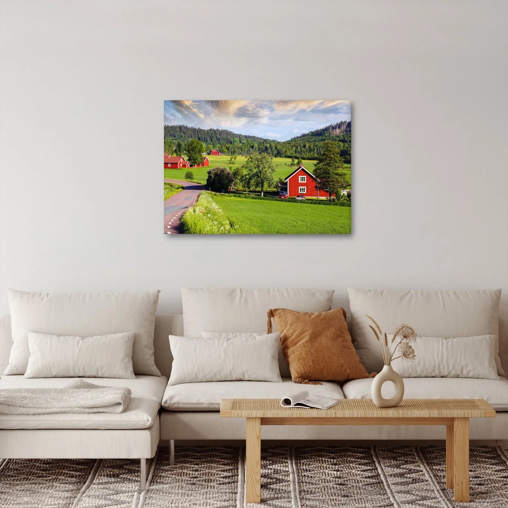 Obraz wsi (70x50 cm)