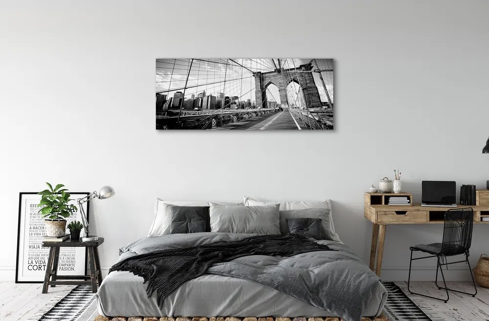 Zdjęcie na płótnie Most na Tle Wieżowców