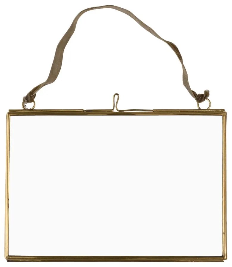 Metalowa ramka ścienna w kolorze złota 15x10 cm – Rex London