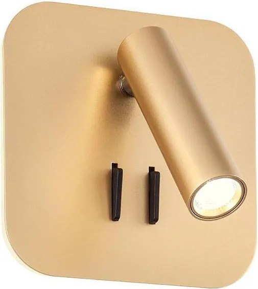 Redo 01-2977 - LED kinkiet QUDA LED/6W/230V + LED/3W CRI 90 złoty