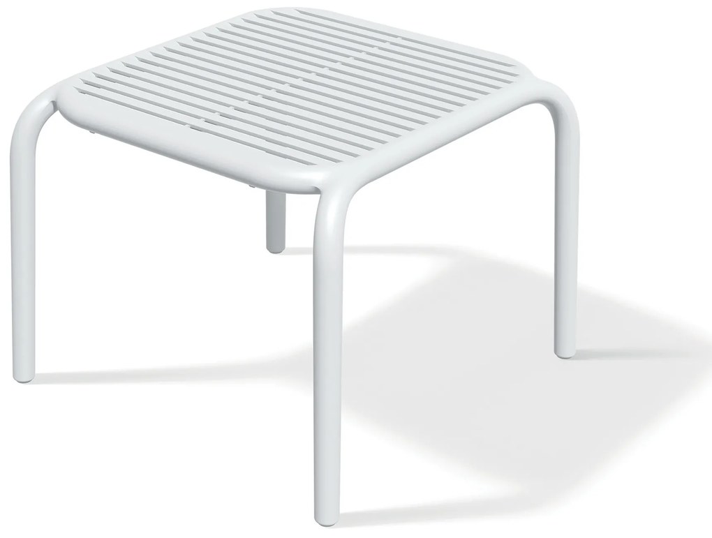 Stolik ogrodowy kawowy Brene White 54,5 x 53,5 cm FERNE