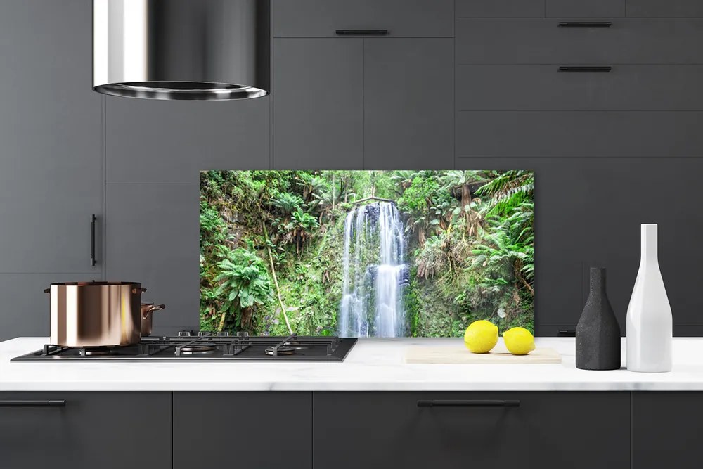 Szkło Ozdobne do Kuchni Wodospad w Objęciach Natury