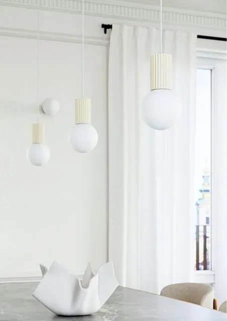 Industrialna beżowa lampa wisząca B4-N55