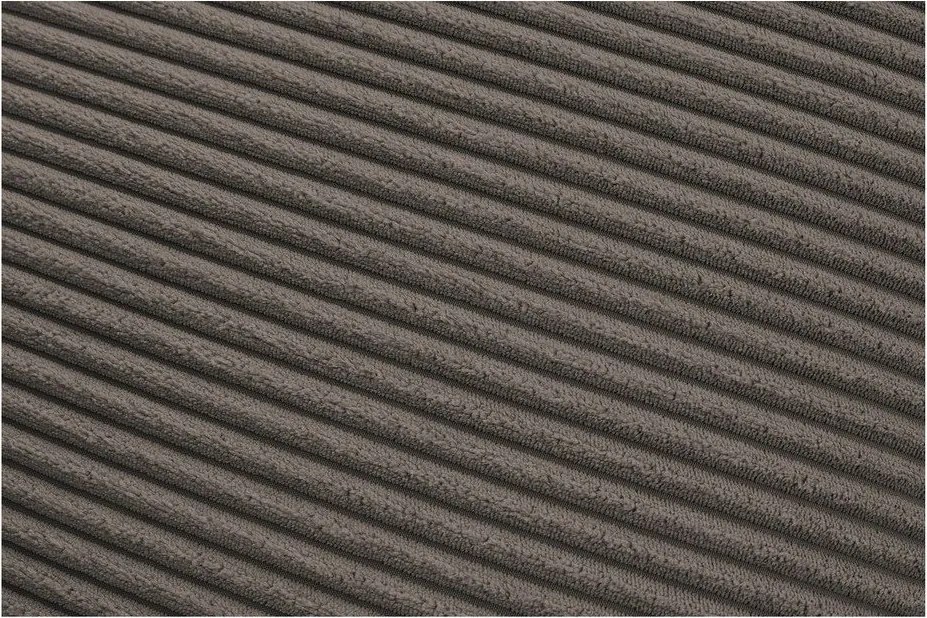 Szarobrązowa sztruksowa sofa 280 cm Voltaire – Bobochic Paris