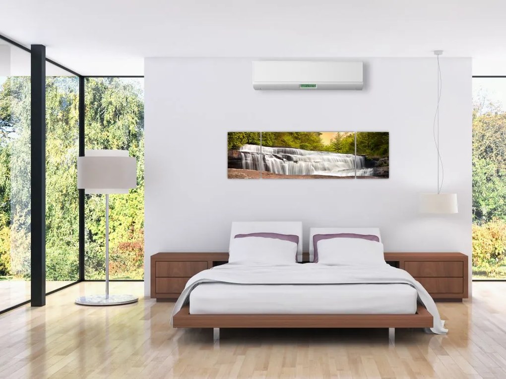 Obraz wodospadu (170x50 cm)