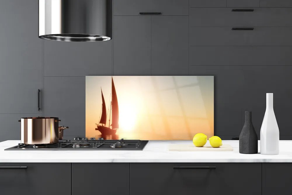 Panel nad blat kuchenny Rejs o Zachodzie Słońca