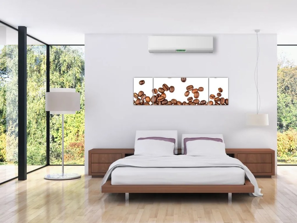 Obraz - Ziarna kawy (170x50 cm)