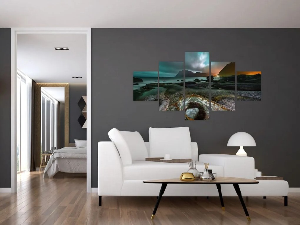 Obraz - Scena nocna (125x70 cm)
