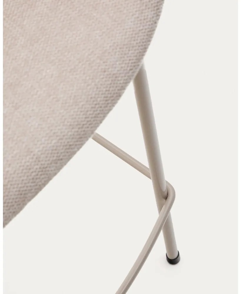 Beżowy hoker (wysokość siedziska 65 cm) Yvette – Kave Home