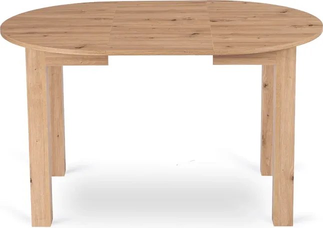 Stół Okrągły Rozkładany HARRY 92-132 cm Dąb Artisan Skandynawski