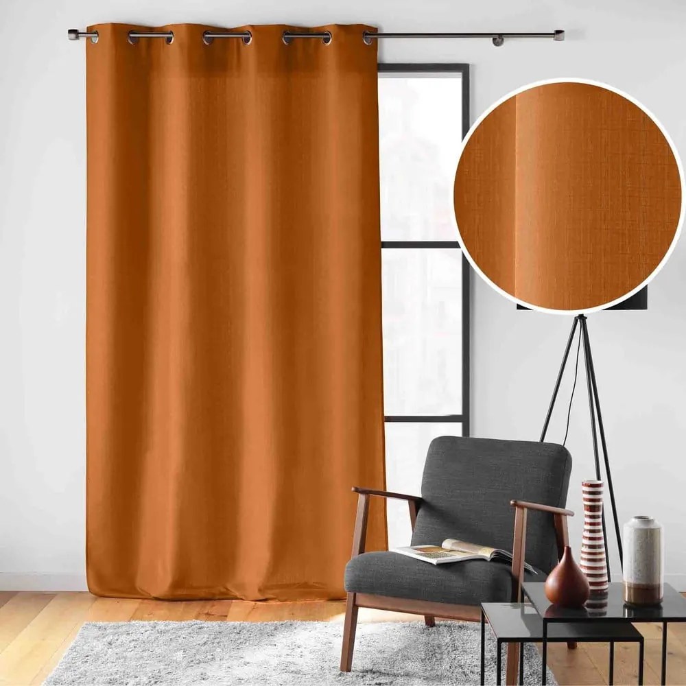 Brązowa zasłona 140x280 cm Soline – douceur d'intérieur