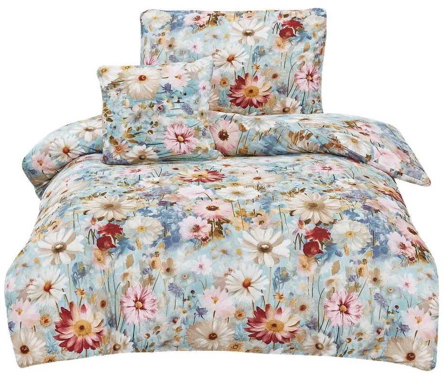 Pościel jednoosobowa z mikrosatyny 3-częściowa 140x200 cm Rachel – My House