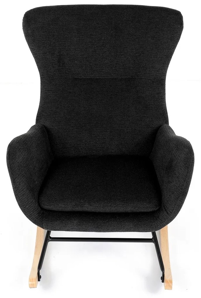 Fotel bujany BK2, czarny