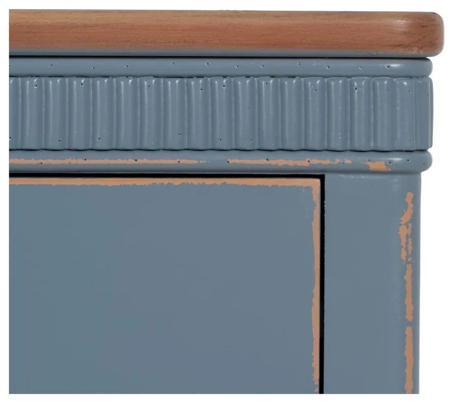 Niebieska szafka nocna Shabby – Ixia