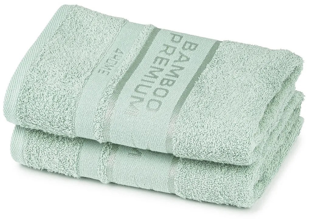 4Home Bamboo Premium ręcznik mentol, 50 x 100 cm, 2 szt.