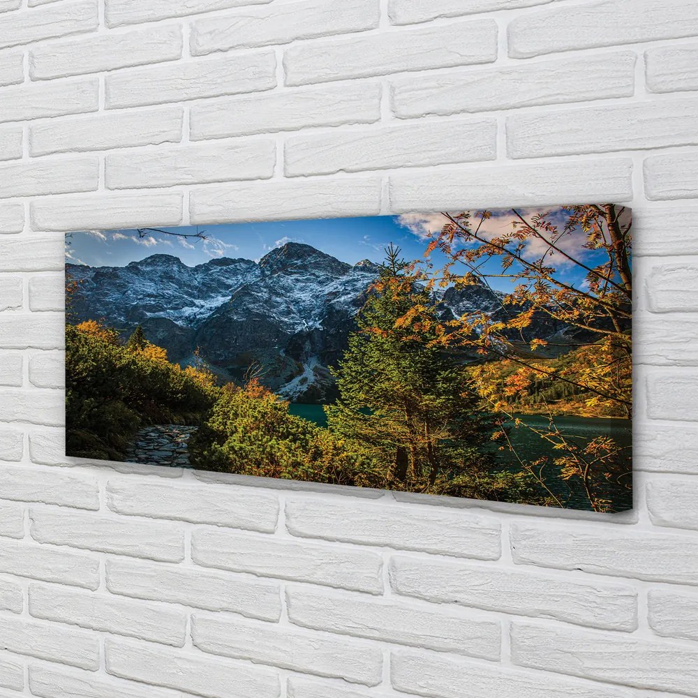 Zdjęcie na płótnie Góry i Jezioro