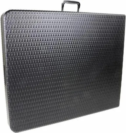 Zestaw mebli ogrodowych imitujących rattan czarny