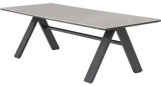 NOVA PARIS solidny antracyt – luksusowy zestaw ogrodowy 6+1
