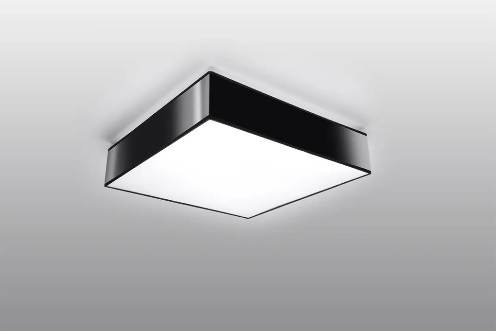 Czarny kwadratowy plafon - EX508-Retos