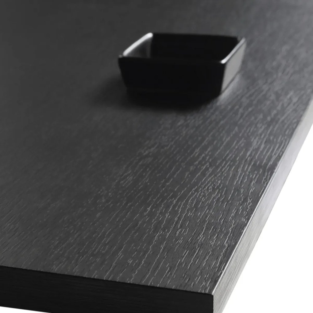 Szafka RTV KARL 3D 135cm wisząca/stojąca czarny mat PIASKI Meble