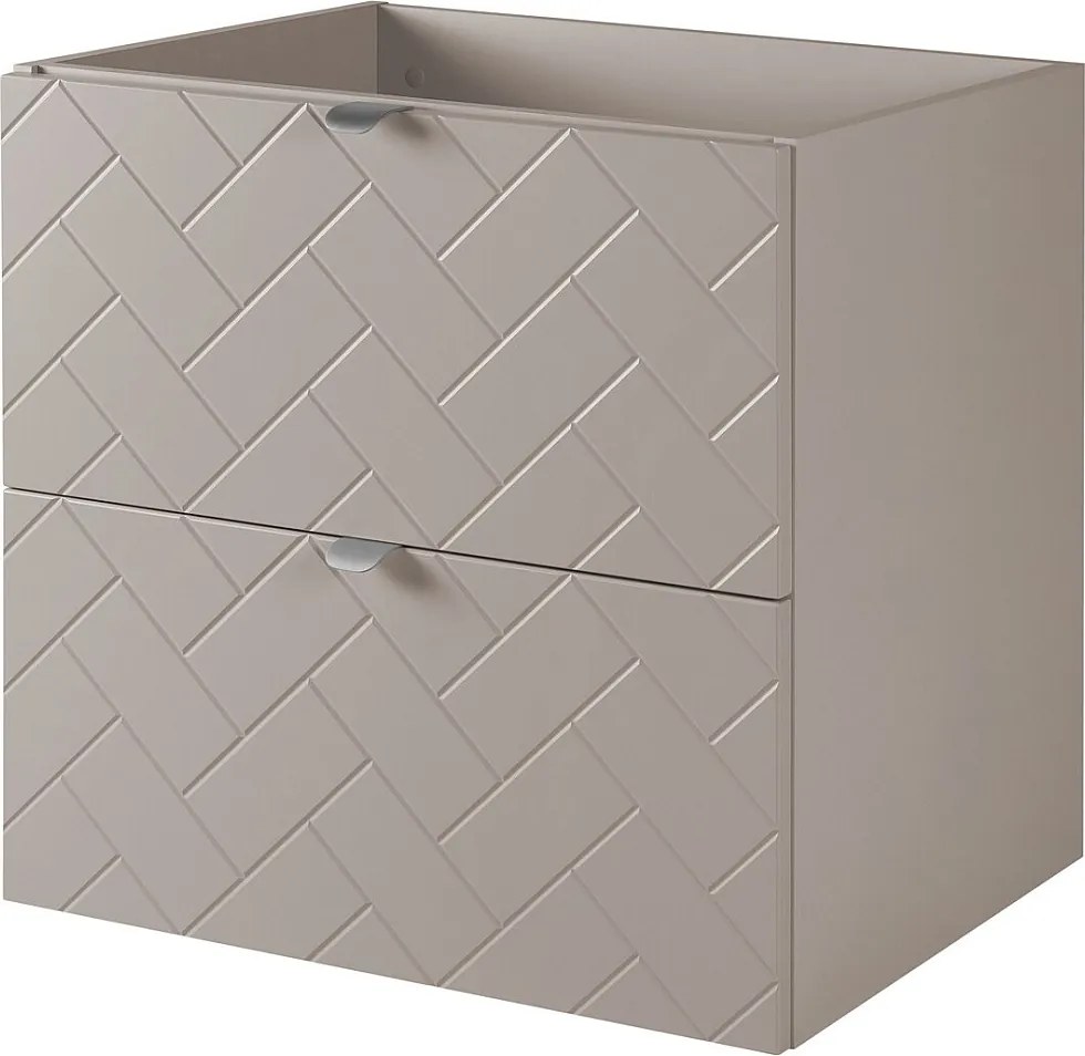 Meble łazienkowe, Kaszmir, 60 x 57 x 46 cm, uchwyty srebrne