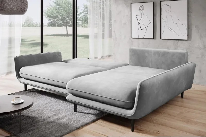 Narożnik SOLANO funkcja spania pojemnik poduszki Element 24 WERSAL