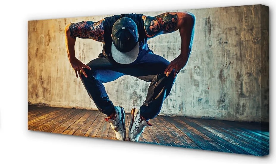 Duży obraz na płótnie Tancerz Hip-Hop