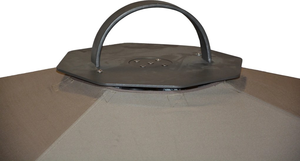 Doppler GOLIATH parasol ogrodowy 500 x 500 cm ciemnozielony