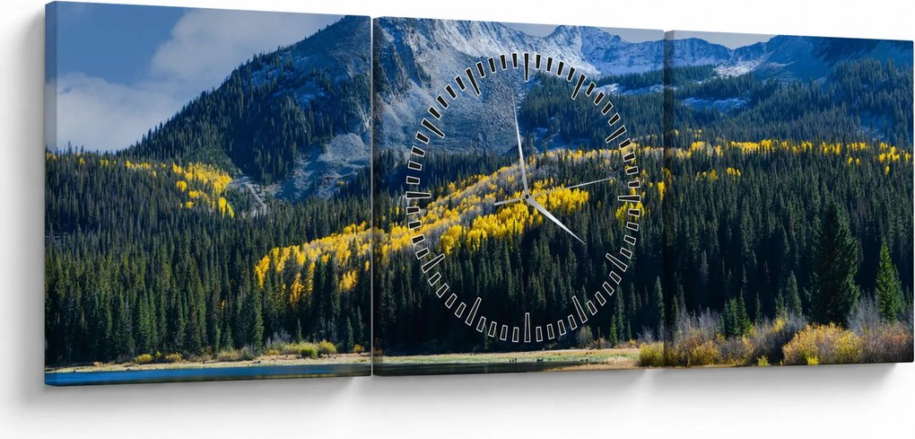 Obraz - Lost Lake, Oregon (z zegarem) (90x30 cm)