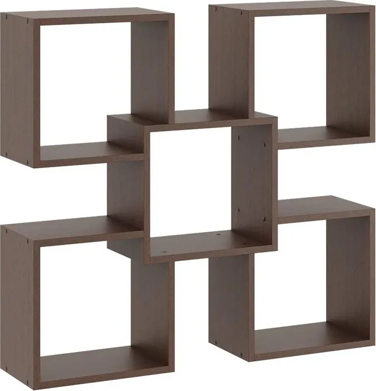 Minimalistyczna półka ścienna w kolorze wenge A3-W38