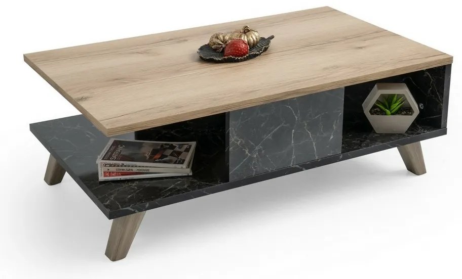 Stolik konferencyjny Sumer Marble and Oak