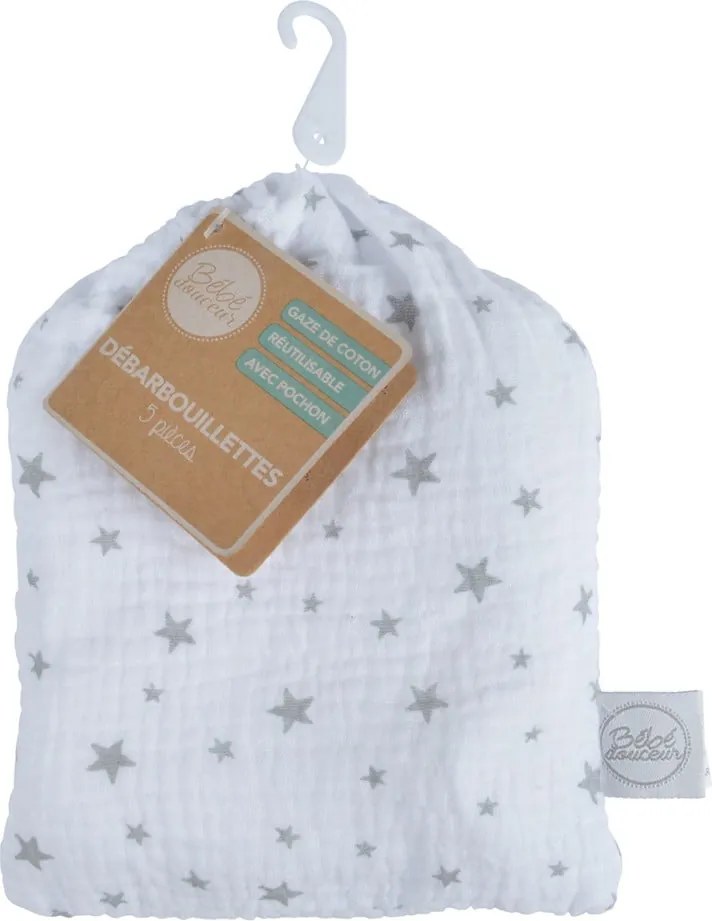 Myjki muślinowe zestaw 5 szt. – Bébé Douceur