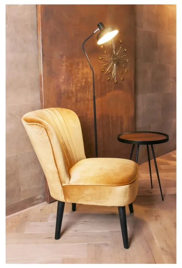 Zegar w kolorze złota Karlsson Sunburst, ø 50 cm